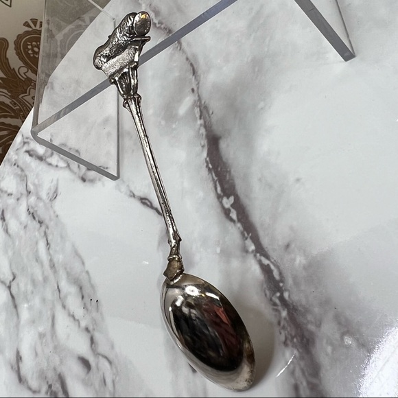 Vintage LUZERN Silver Figural Souvenir Spoon | Lion Monument | Collectible - Picture 5 of 13